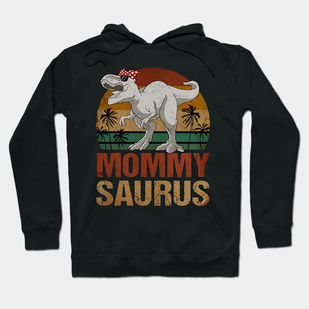 Mommysaurus T Rex Dinosaur Mommy Saurus Vintage Hoodie by snnt